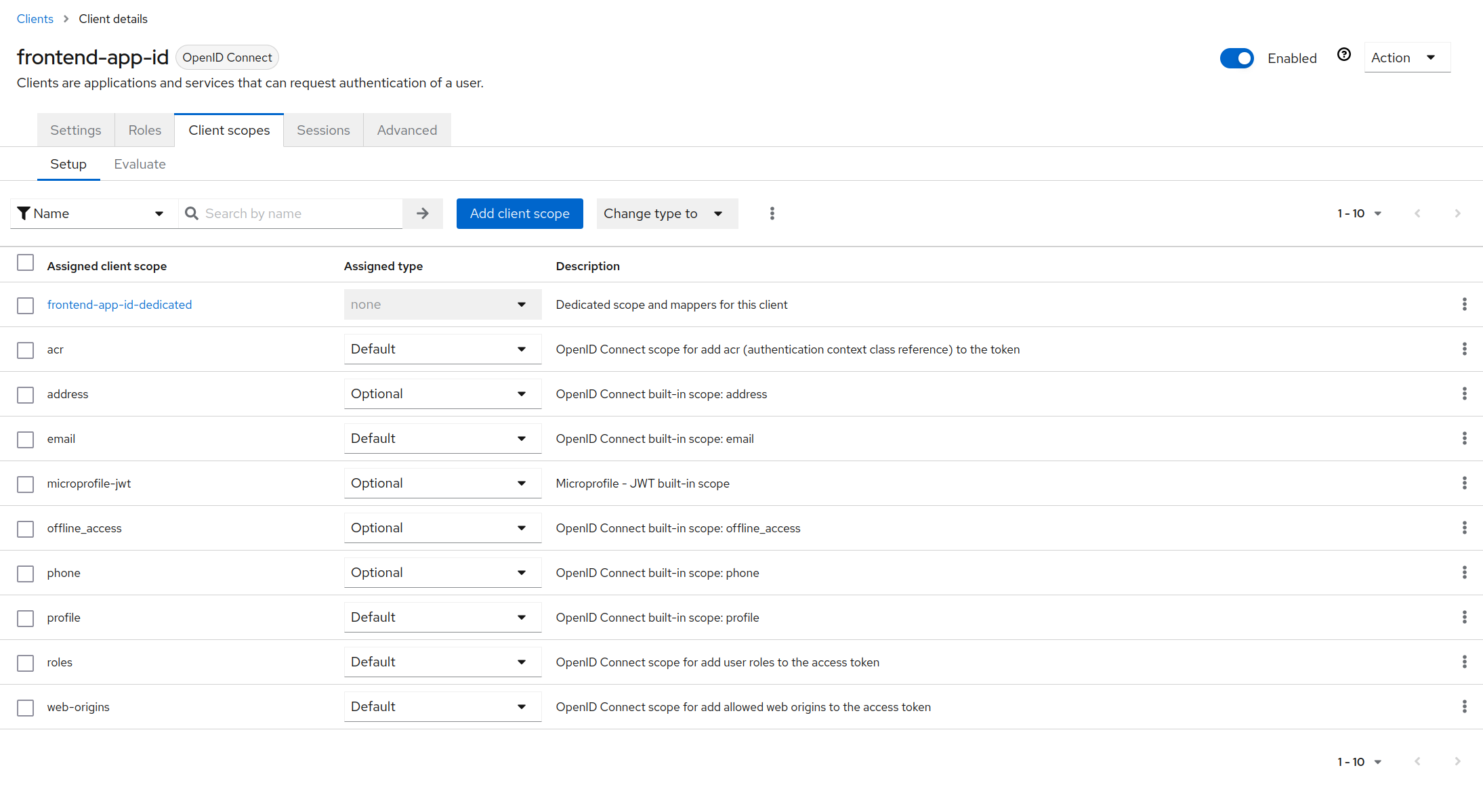 image create-oidc-client5